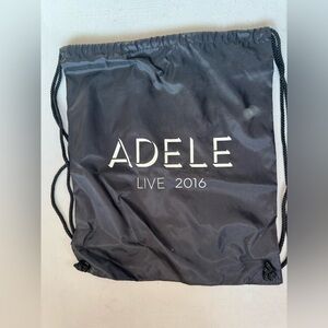 NEW ADELE LIVE 2016 - Black Drawstring Bag